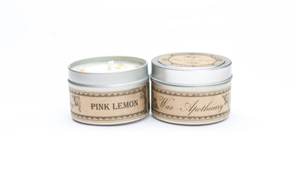 Pink Lemon Botanical Candle - Travel Tin