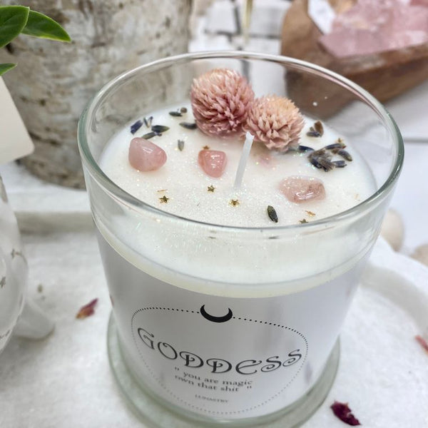 Lunastry Goddess Candle