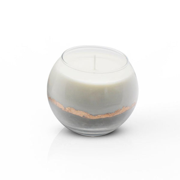 Round Concrete Candle - Rose Gold